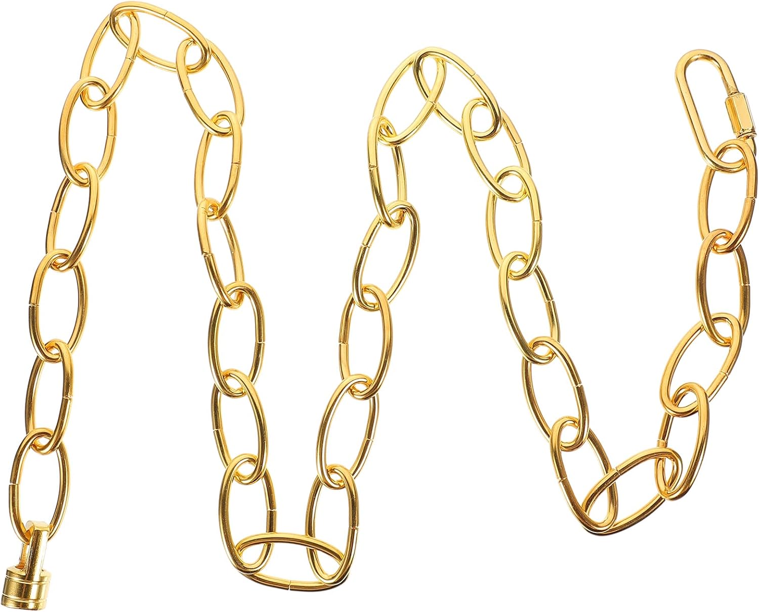 Lighting Chain, 1M Light Fixture Chain, Metal Chandelier Extension with Connection, Heavy Duty Hanging Lamp Fixture Kit for Lighting, Chandelier, Pendant Lamp