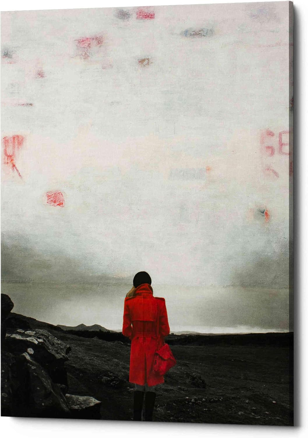 Epic Graffiti 'Road To Nowhere' by DB Waterman, Canvas Wall Art, 12"x16"