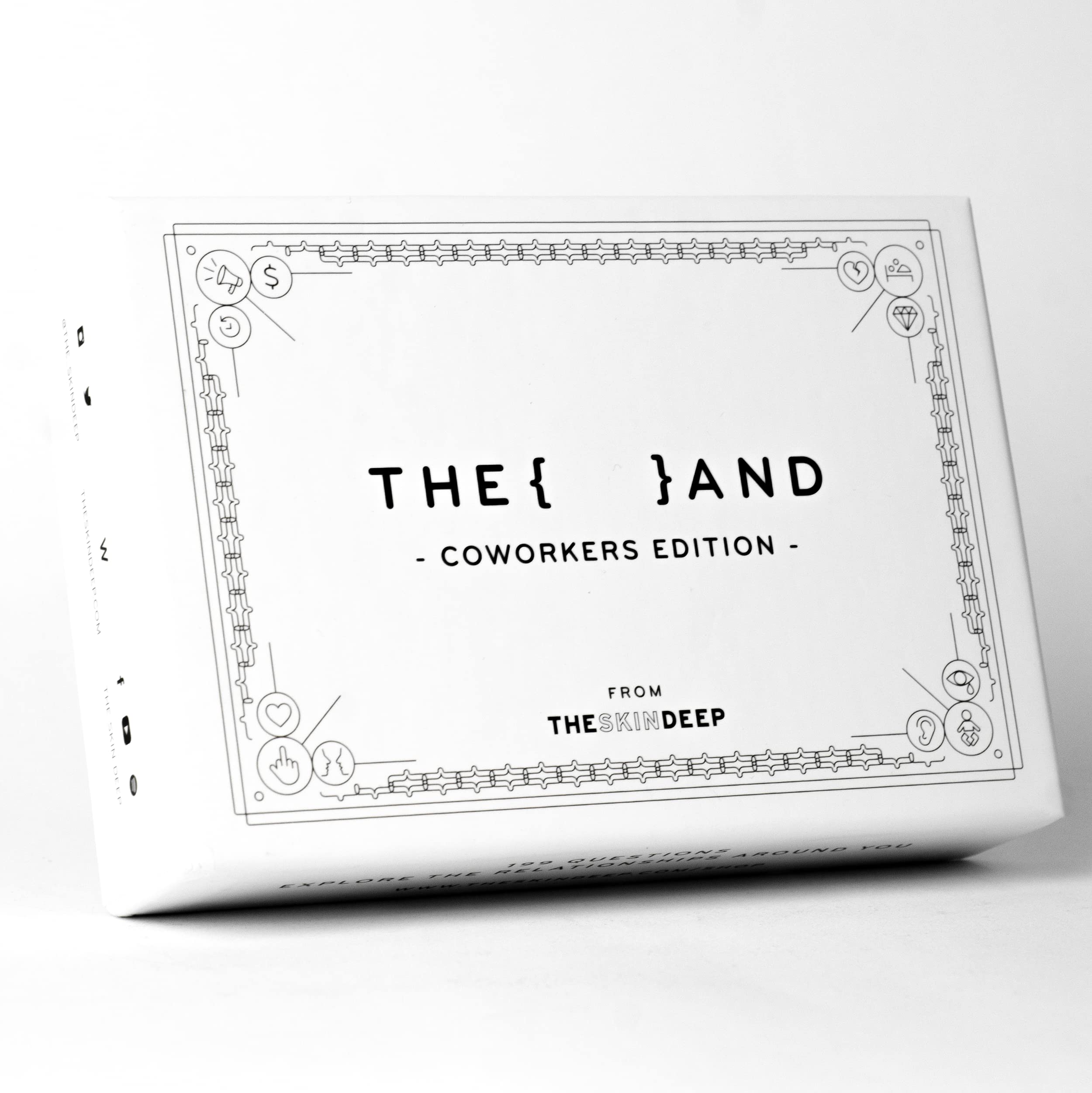 {THE AND}) Coworkers Edition - 199 Icebreaker Conversation Cards for Workplace - Team Building Game for Work - Fun Office Activity to Break The Ice and Get to Know Your Teammates by The Skin Deep