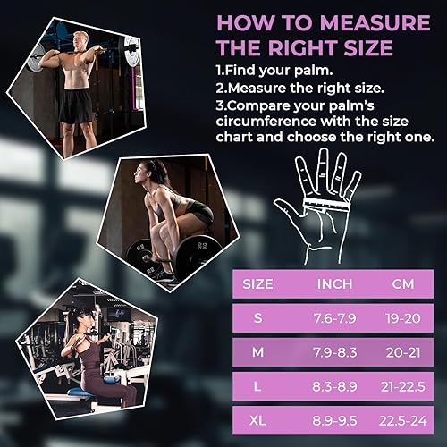 Miniatura 5 de LIONCO Guantes de entrenamiento para hombres y mujeres, guantes de levantamiento de pesas con gel transpirable acolchados de excelente agarre para