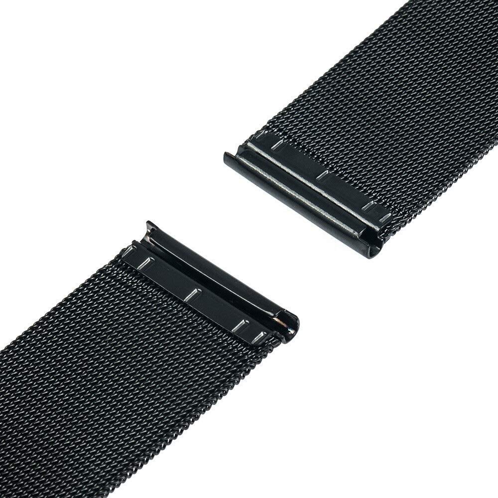 Sangle de Montre Universal Watch Band 16 mm 18 mm 20 mm 22 mm 24 mm Mesh Band en Acier Inoxydable Bracelet Bracelet Black Rose Gold Silver
