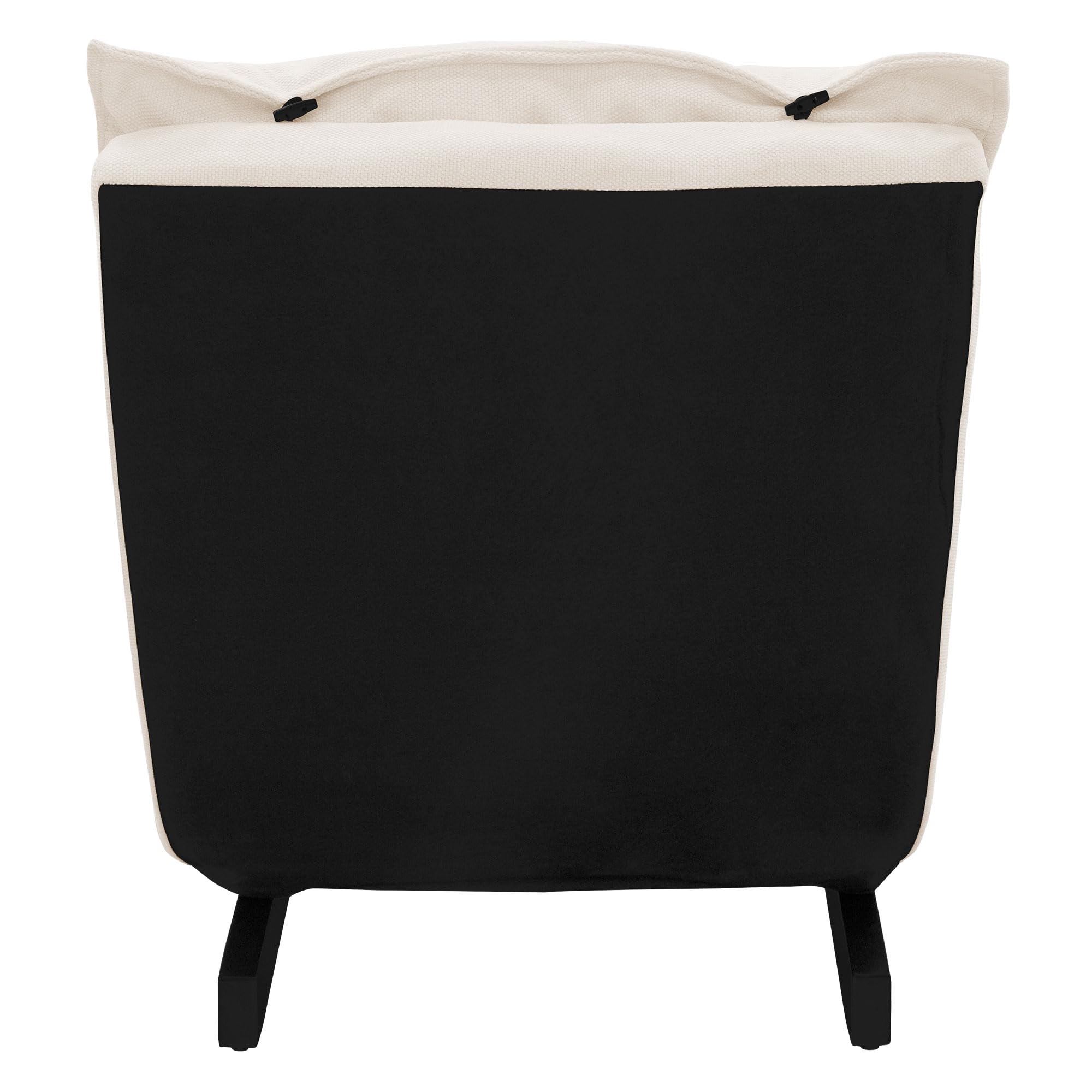 ML-Design Silla de Suelo Beige, Sofá Reclinable para Salón, Asiento Ergonómico con Respaldo Ajustable Cojín Tapizado con Funda de Lino Estructura de Acero Robusta Tumbona para Relajación o Meditación