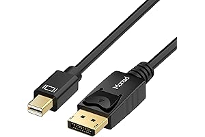 6ft Mini DisplayPort to DisplayPort Cable - 4K@60Hz, 2K@144Hz