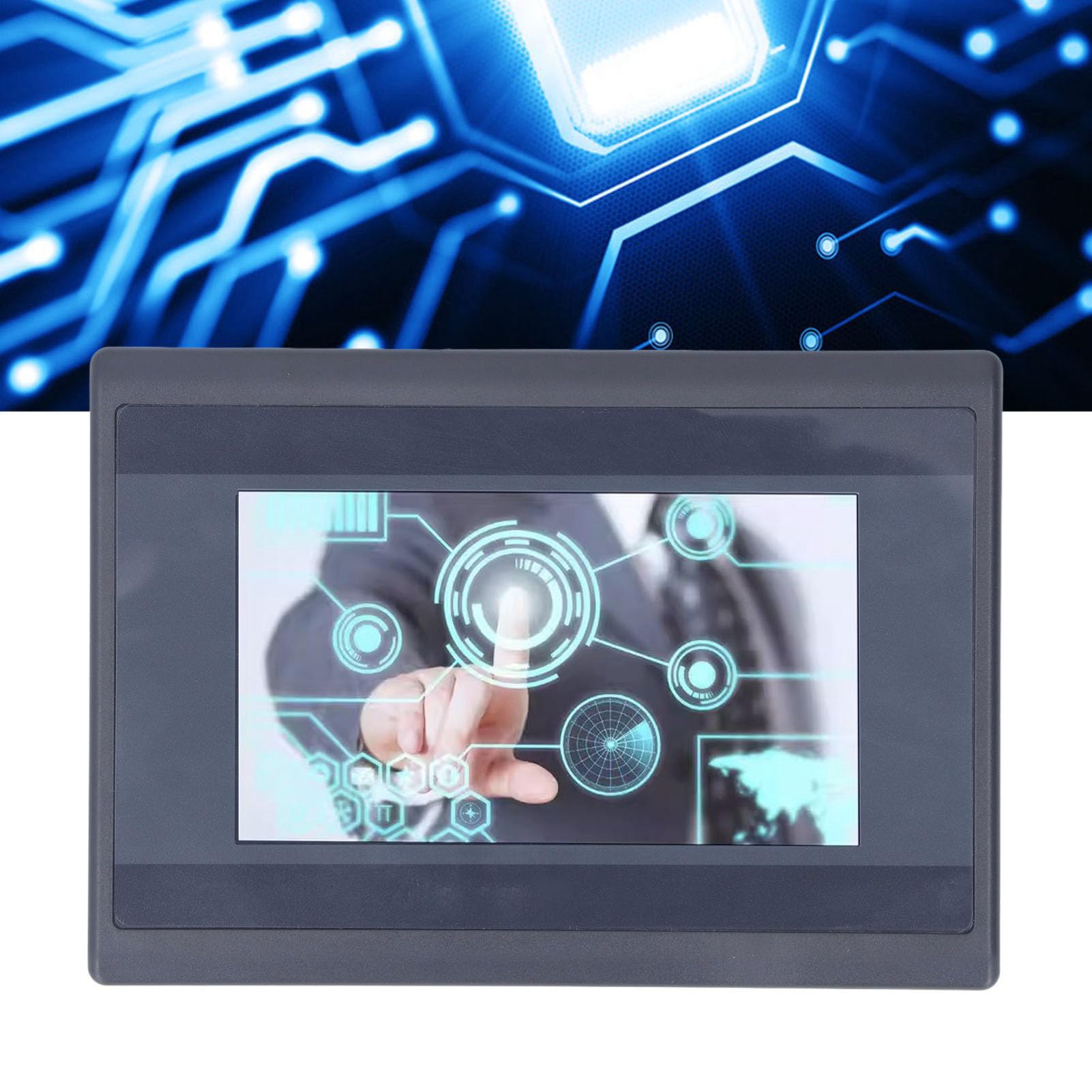 Pantalla Táctil PLC HMI 4,3 Pulgadas Todo en 8 Salidas Relé DC24V Procesador 32 Bits 240MHz Industrial para Automatización Controlador