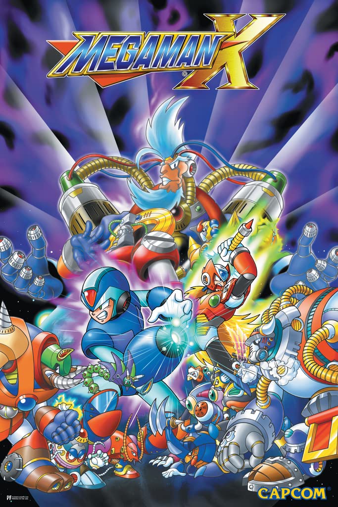 Amazon.com: Mega Man X Cover Box Art Video Game Video Gamer