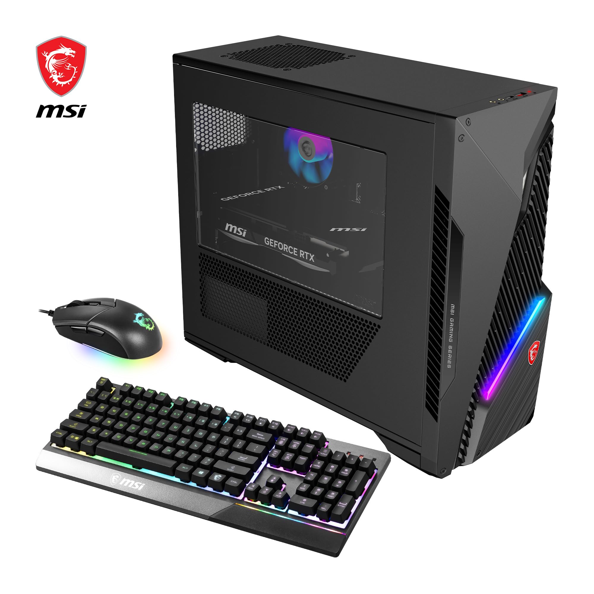 MSI MAG Infinite S3 14NUB7-2630EU PC Gaming - Processeur Intel Core i7-14700F, RTX 4060 Ti, 16 Go DDR5, 1 to SSD NVMe PCIe 3.0 - Alimentation 80 Plus Bronze, Wi-FI 6E - Windows 11 Famille