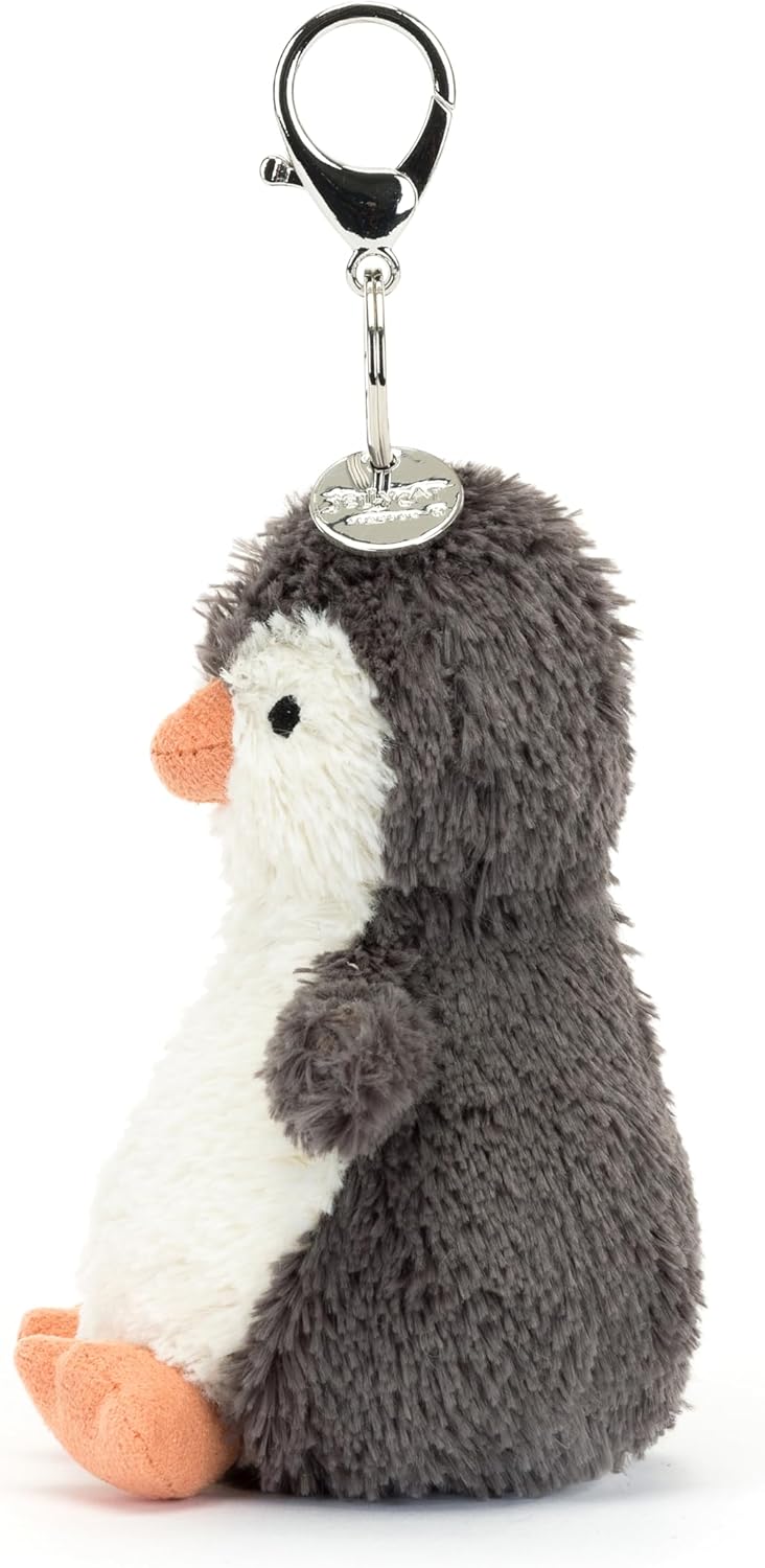 Jellycat Peanut Penguin Bag Charm, 4.5 inches - Bird Plush Keychain - Great Gift Idea - Image 2