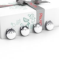 Vista 9 de PlayVital Cute Thumb Grip Caps for ps5ps5 Edge Controller, Joystick Caps for Switch 2 ProSwitch Pro, Thumbstick Cover for Xbox Series XS, Elite