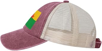 Flag of United Liberation Front of Asom Baseball Cap Women Men Mesh-Back Sun Hat Adjustable Trucker Caps