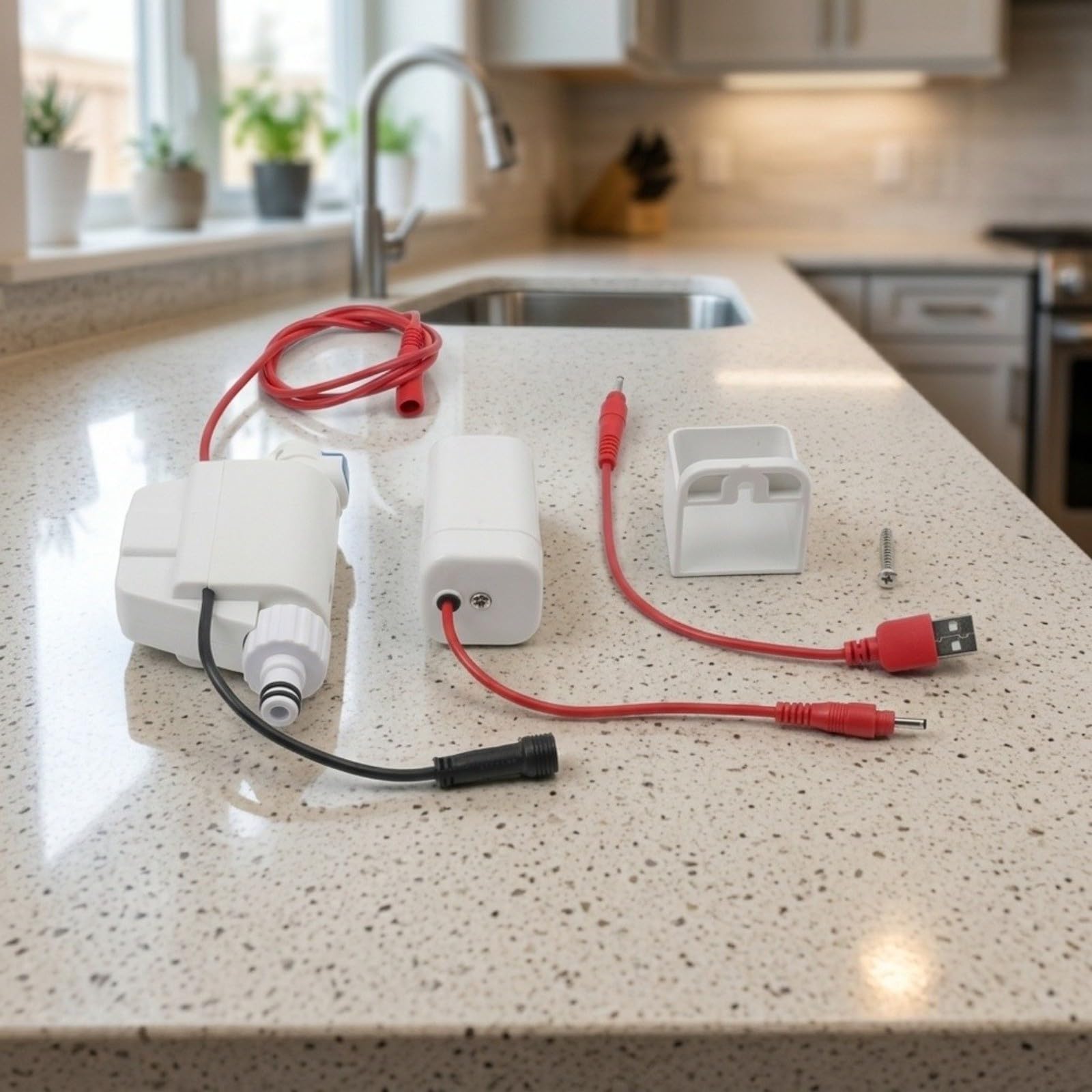 Grifo de sensor infrarrojo, grifo mezclador sin contacto, grifo de lavabo de baño con control de agua fría y caliente, activación automática del sensor, volante ergonómico antideslizante