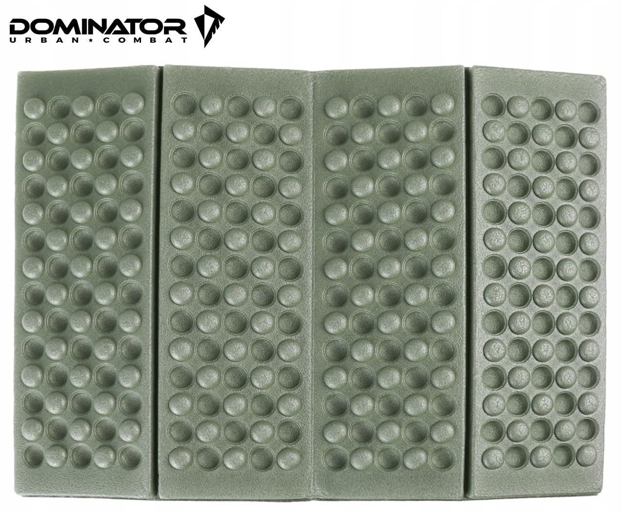 Dominator mata termiczna do siedzenia – kompaktowa i składana, poduszka 39 x 29 cm, do aktywności na świeżym powietrzu, oliwkowa