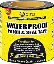 CIPZI Gorilax Permanent Leakage Repair Waterproof Tape - Aluminium Foil Tape with Butyl Rubber for Pipe & Roof Leaks