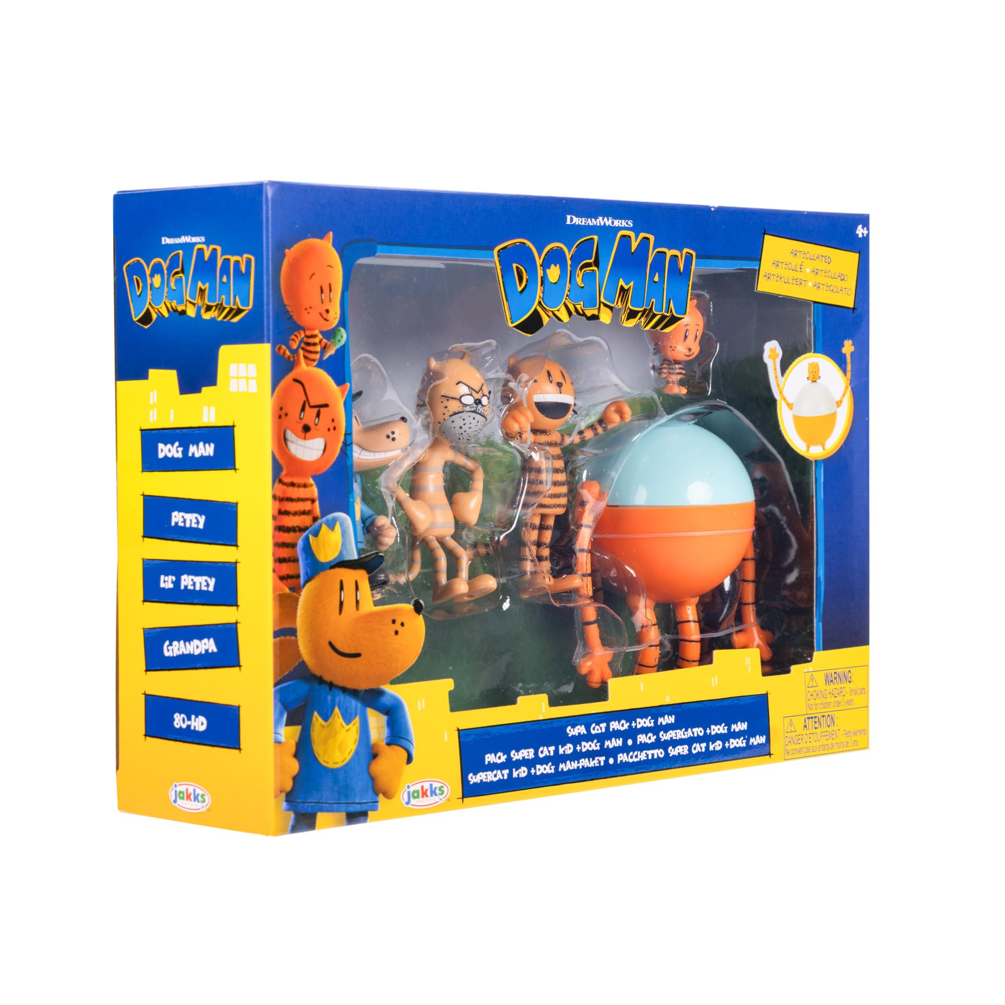 Dog Man Figurki 6,3 cm (2,5") 5-pak wielopak od Jakks Pacific's Wave #2