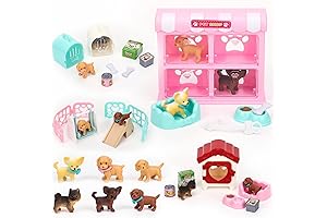 Dogs Figures Little Pet Shop Toy Sets for Girls