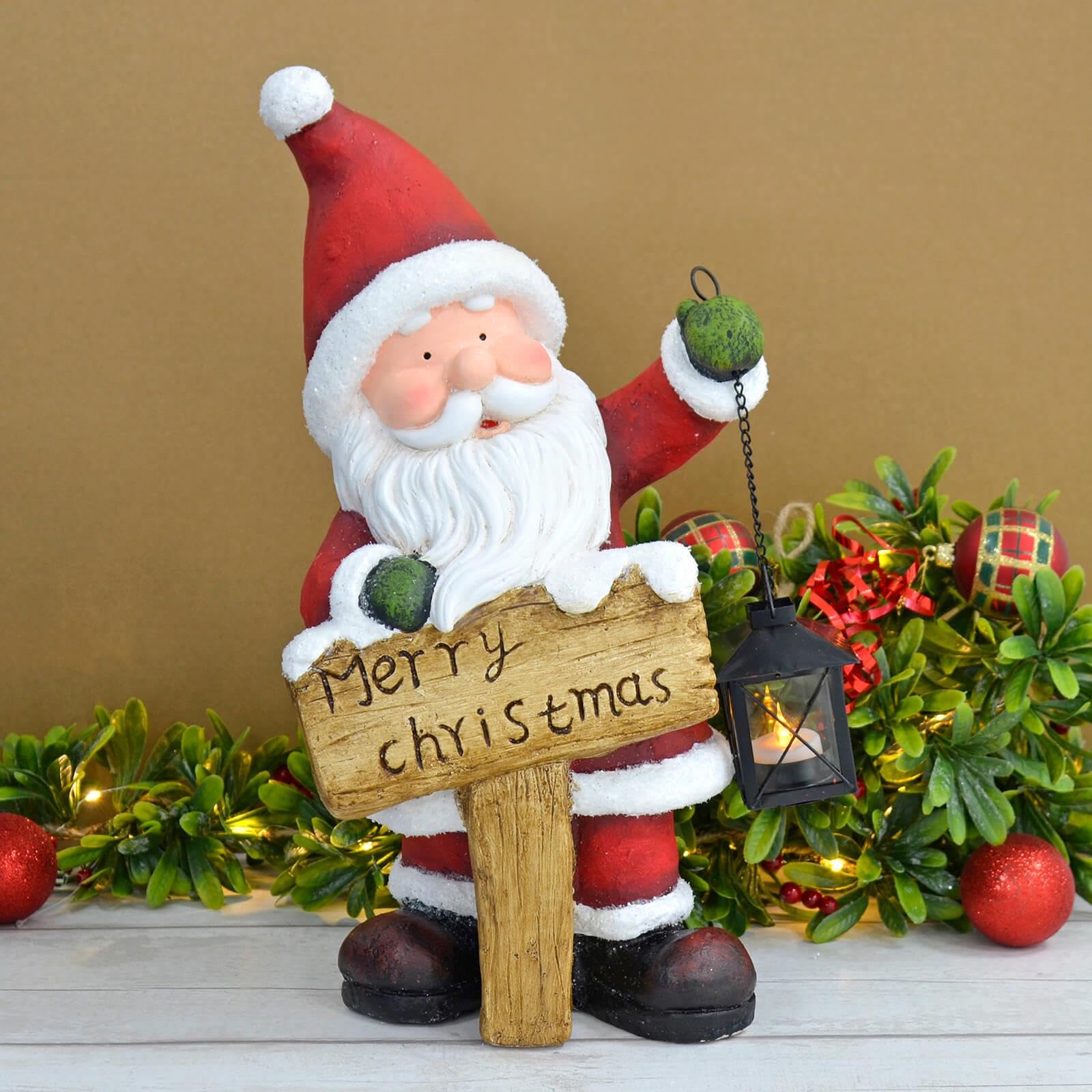 Mr Crimbo Santa With Lantern