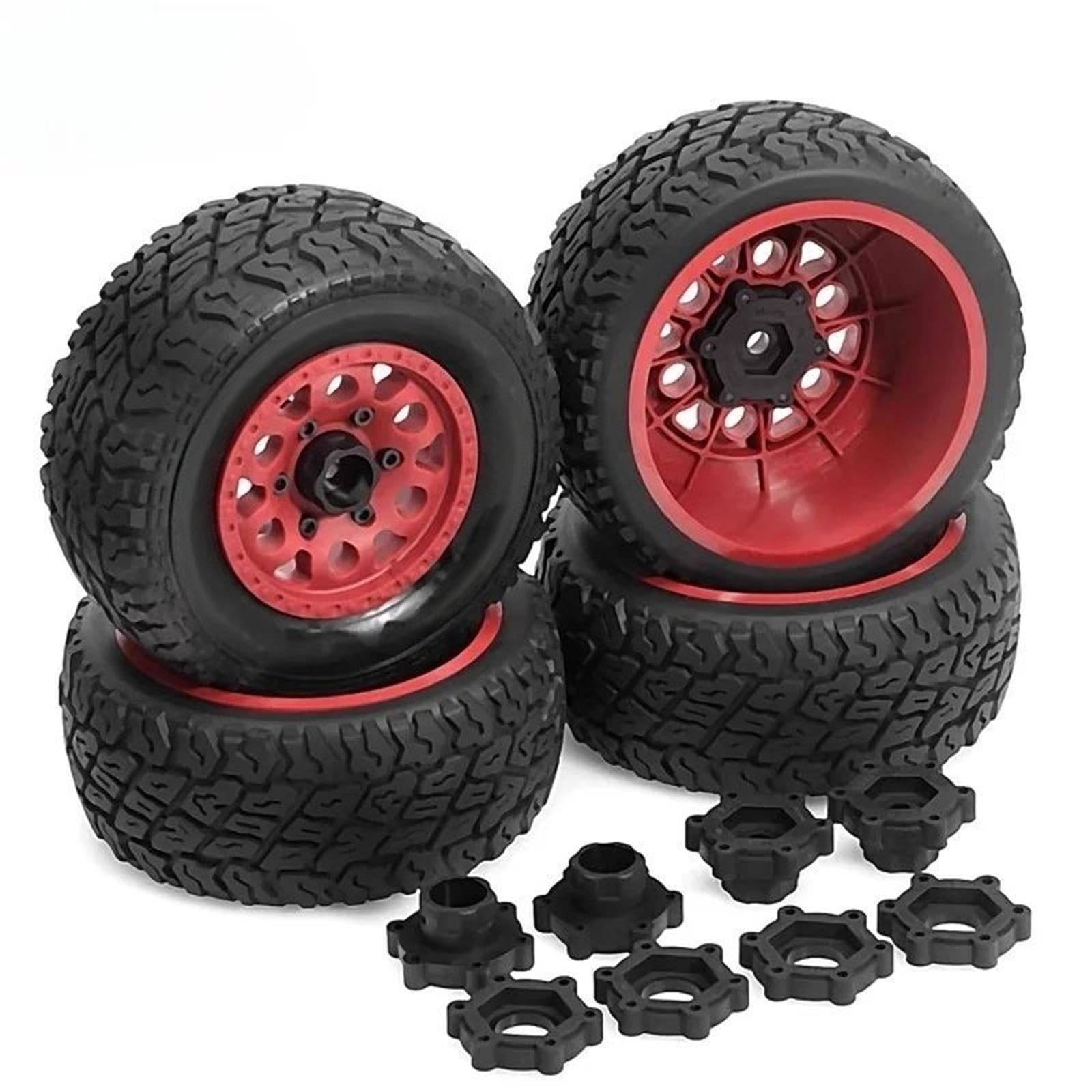Ruedas Goma Camión Recorrido Corto 4 Uds para Traxxas para Slash 1/10 RC