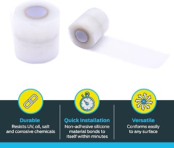 SharkBite Silicone Pipe Wrap for Push to Connect Brass Plumbing Fittings, 25406A