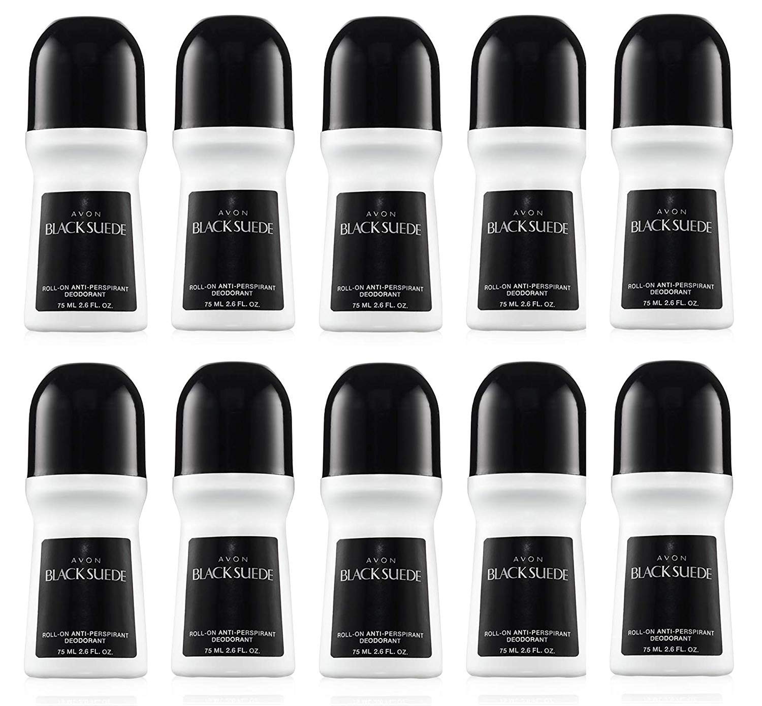 Avon Black Suede Deodorant 2.6 oz lot of 10