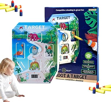 Auto Scoring Target Practice Toys for Kids | Electronic Target with 3 Modes | Soft Foam Dart Toy with Sound for Kids 3+ | Fun and Engaging Shooting Game for Home or Outdoor Play