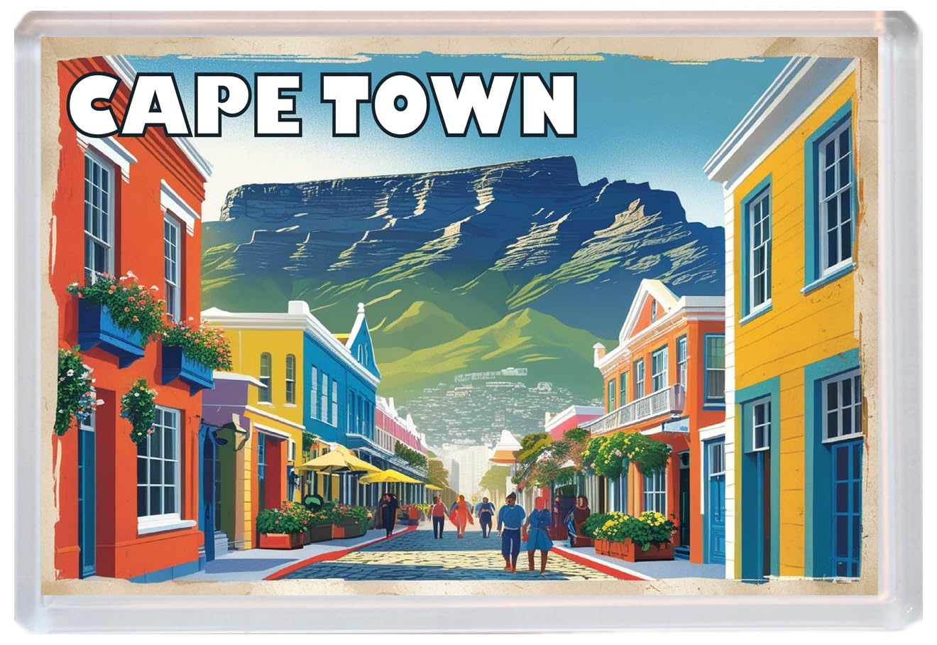 Cape Town - Jumbo Artistic Fridge Magnet 96 x 67mm