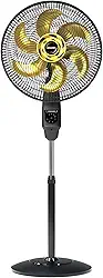 Ventilador de Coluna Mallory Chronos 140W, Silencioso, Com Controle Remoto, Hélice de 6 pás, Auto Desligamento Programável de até 7 Horas- PR – DR - 127V