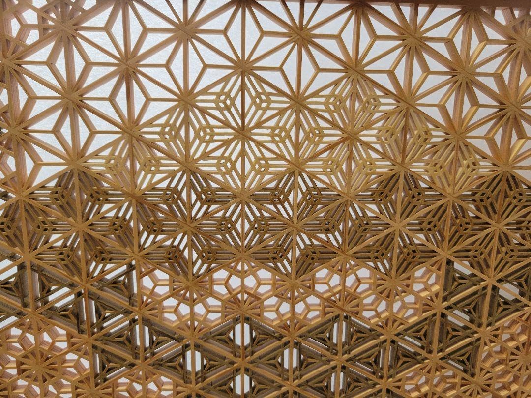 組子細工 組子 衝立 パーテーション 富士