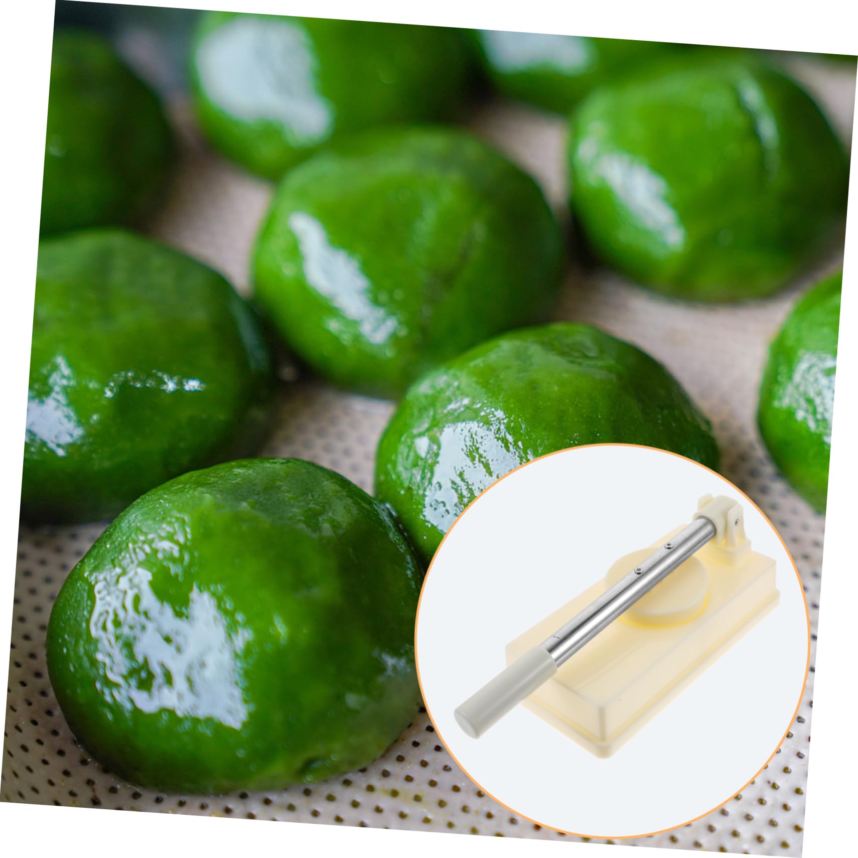 BIUDECO Practical Dumpling Wrapper Press Mold Dumpling Skin Presser Dough Press Kitchen Supplies