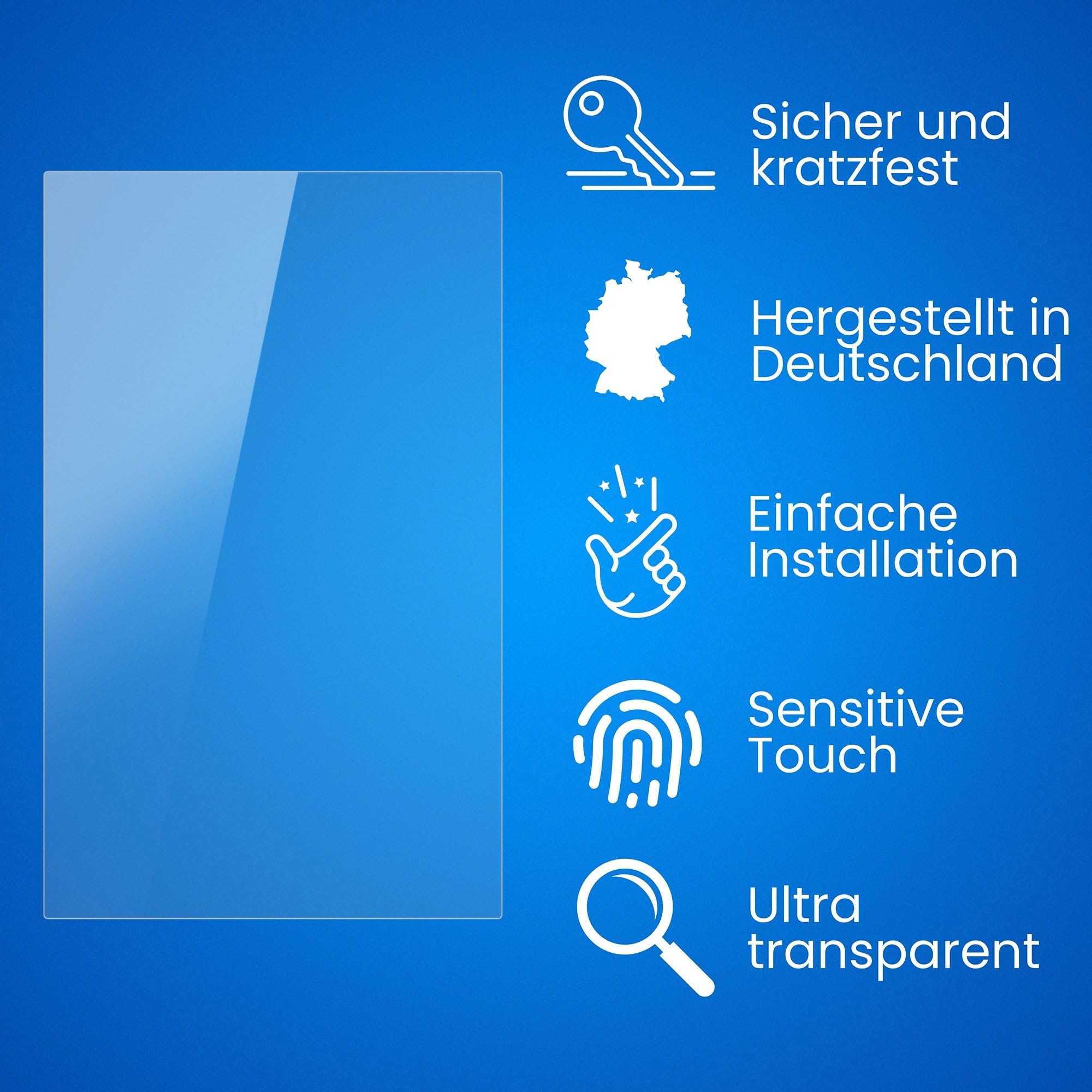 atFoliX Schutzfolie kompatibel mit Huion Kamvas Pro 24 4K Folie, ultraklare FX Displayschutzfolie (2X)