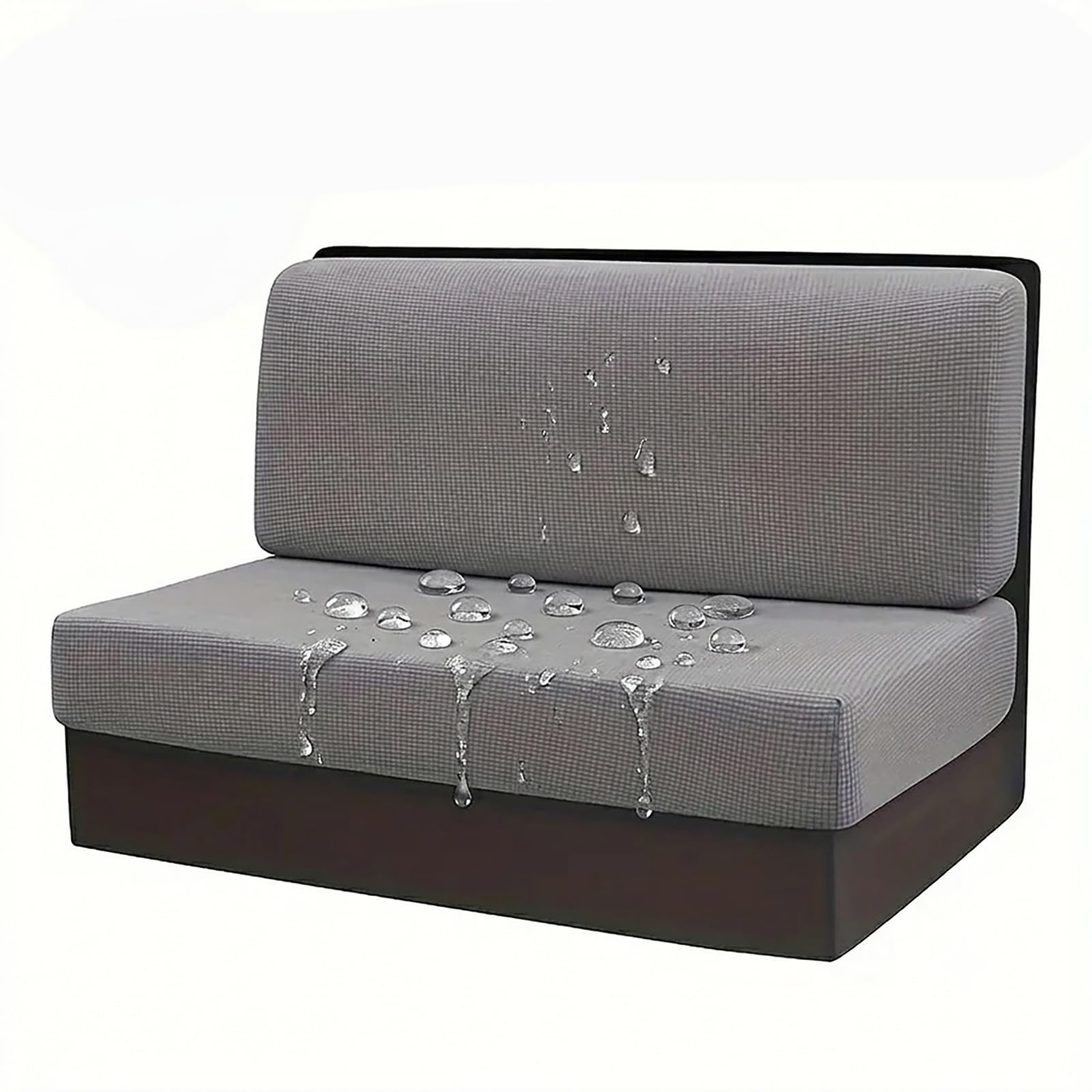 Mswborml Waterproof Camper Cushion Covers Dinette Booth 2 Piece