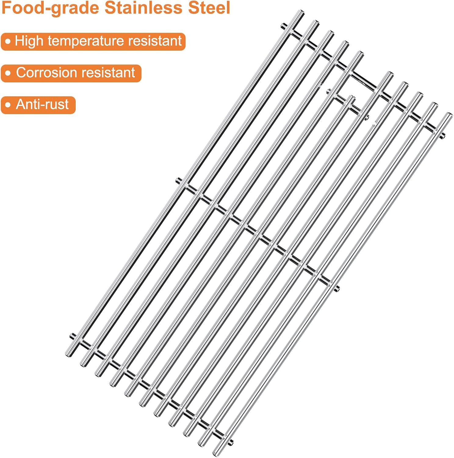 LS'BABQ Grill Cooking Grates for Blaze 3, 4, 5 Burner Grill, Grill Replacement Parts for RCS Grill Parts 32" Premier RJC32AL Summerset Sizzler Grill Grids BBQ Accessories, 4 Pack