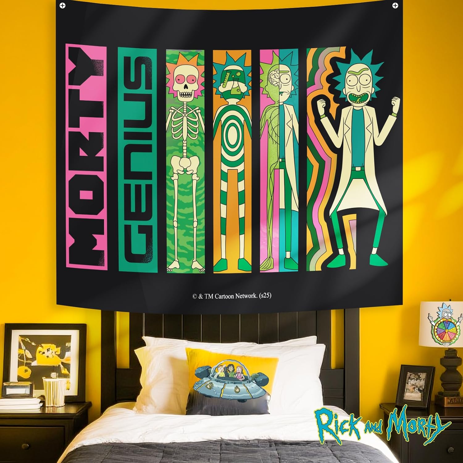 OtRainbow Wall Tapestry 150x130cm - Licensed Tapestry Wall Hanging Decor for Bedroom,Party, Outdoor Activity& Camping Tent, Large Polyester Fabric Wall Art, Durable Home and Event Decoration.