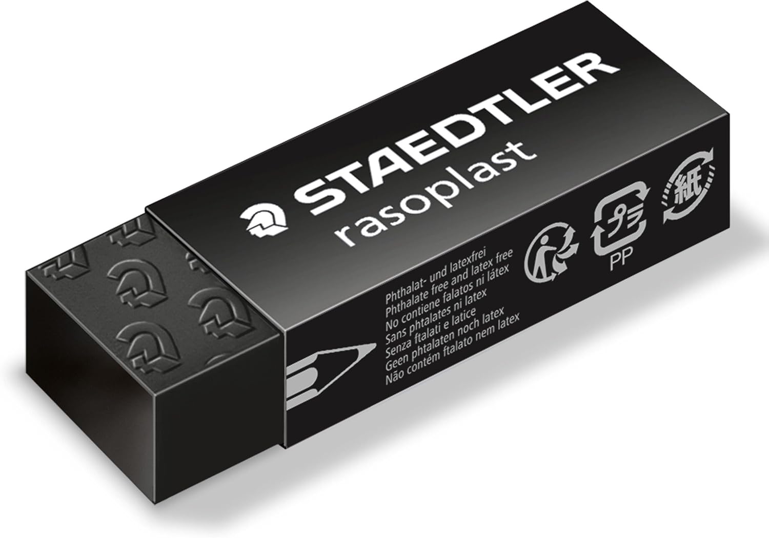 Staedtler Lazoplast 526 B20-9 * 20 Erasers, Black, Pack of 20