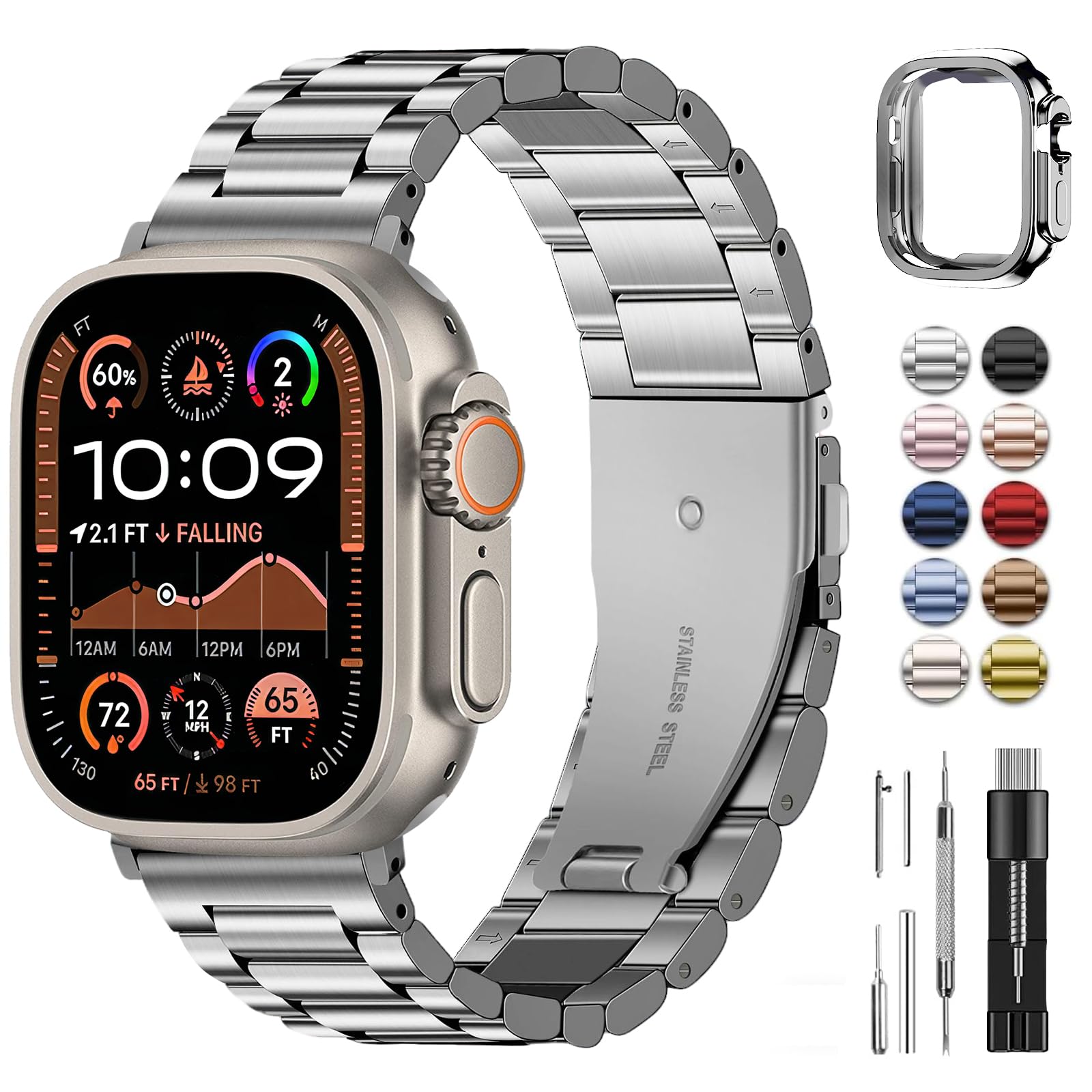 Apple Watch Ultra 2 本体 49mm とバンドのセット Amazon.co.jp: for Apple Watch バンド Ultra 3/Ultra 2/Ultra 49mm