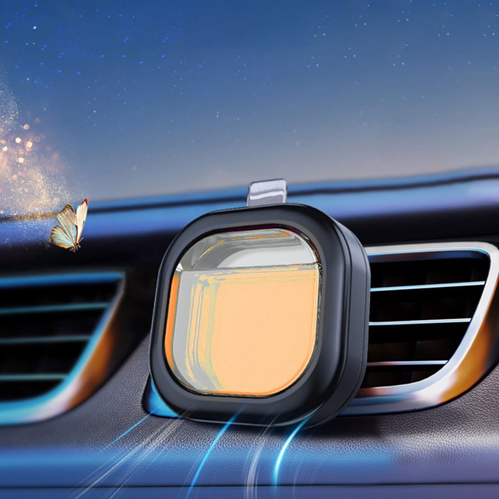 Diffusore Di Oli Essenziali E Profumo Da Auto Profumatore D'Aria | Per Ornamenti Interni Auto Diffusore Oli Lunga Durata Mini Clip Bocchetta Regolabile Aromaterapia Profum