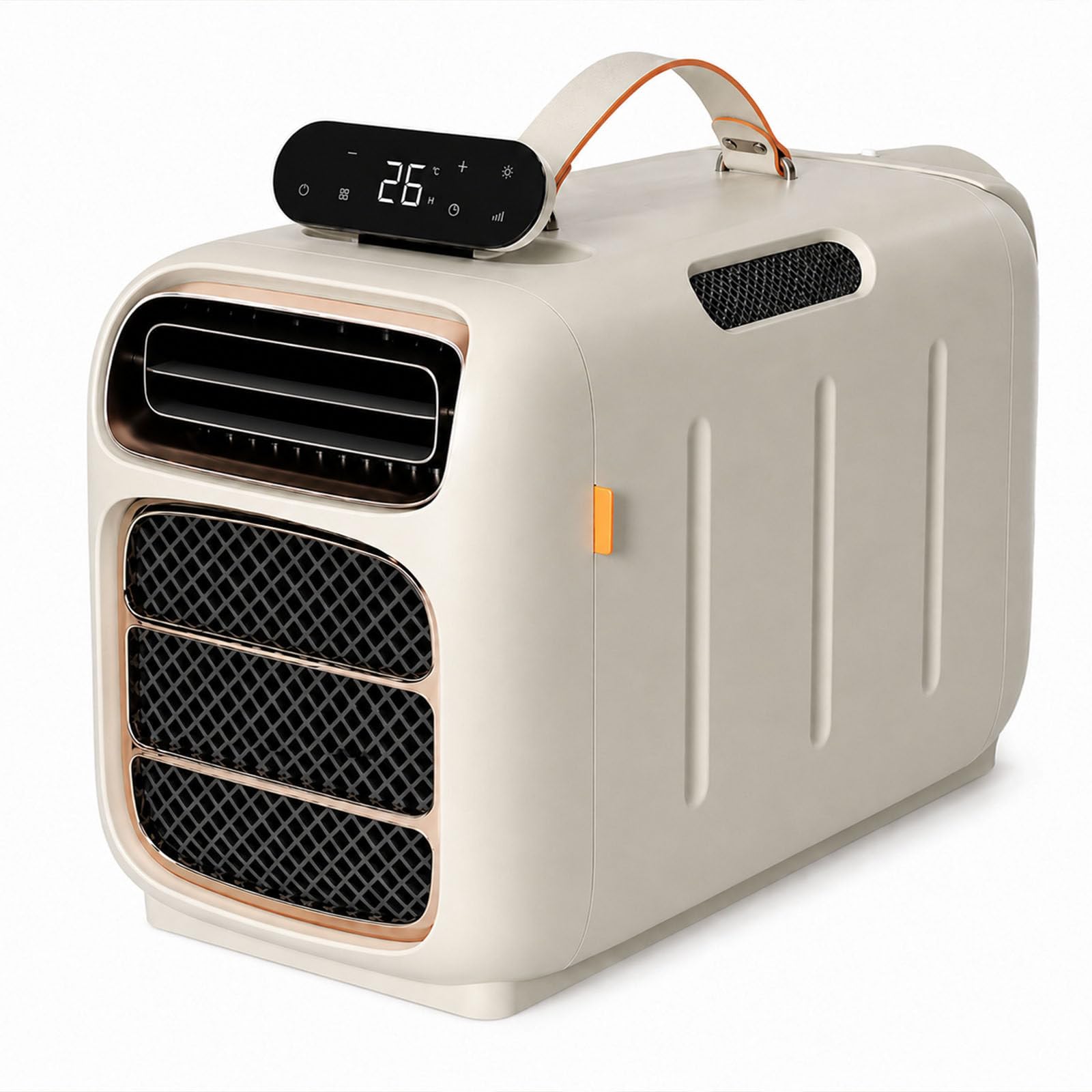 ErShangMao Portable Air Conditioner 2026, Mobile Air Conditioner 4700 Btu 4 In 1 Cooling Fan Dehumidifier, Camping Ac Unit With 45 Db Quiet Mode, Remote, Dual Hose Exhaust For Tent Rv Cooling