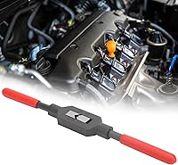 Vista 5 de Hilitand Mango de llave de grifo ajustable de acero 45# para grifos 3/16-1/2 (M4-), herramienta de llave de roscado de escariador estándar de EE. UU