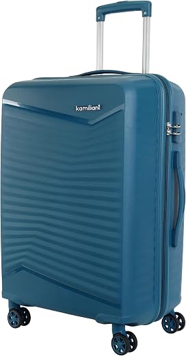 Kamiliant by American Tourister Rock-Lite Medium 68 Cm Check-in Hard Sided Trolley Bag for Men &amp; Women, Suitcase 66L for T...