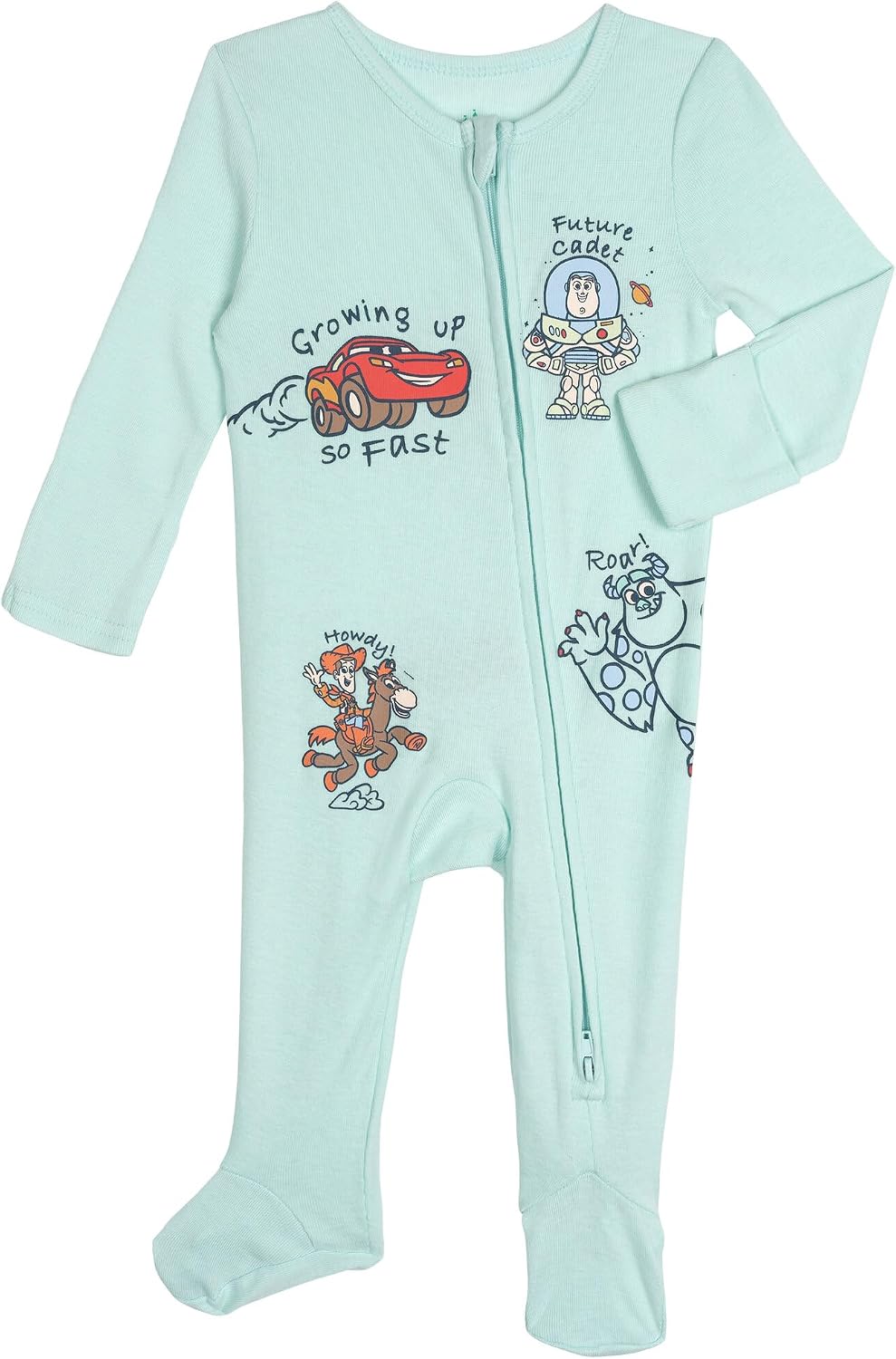 Disney Baby Boys' 2-Pack Footed One-Piece Sleep N' Play Newborn to Infant