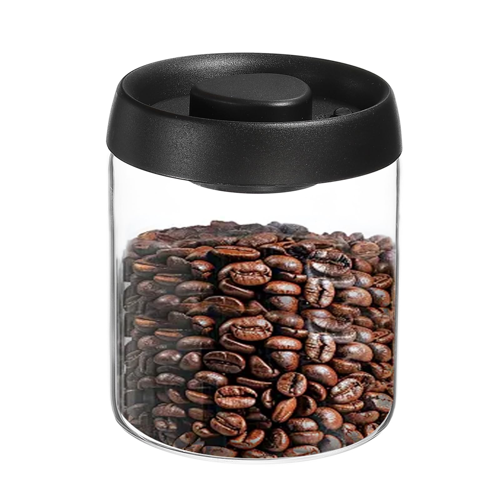 Recipiente de café al vacío de 900ml y tarro de vidrio para almacenamiento de té