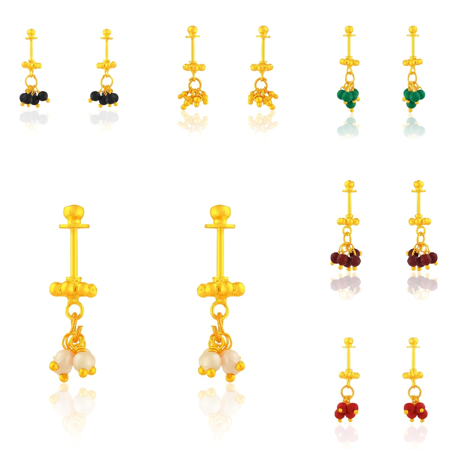 Traditional Premium Collection Of Temple Jewellery Bugadi Earring Collection|Ear -Thread