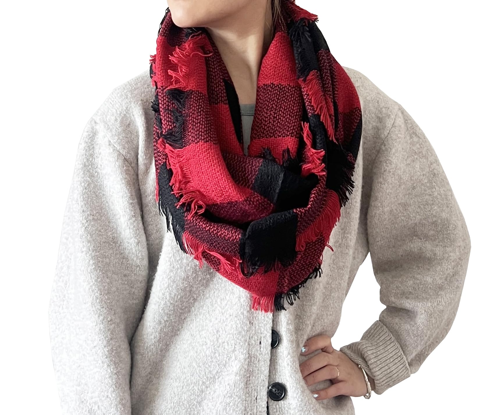 stylesilove.com Plaid Lovers Collection Womens Infinity Scarf Regular Scarf