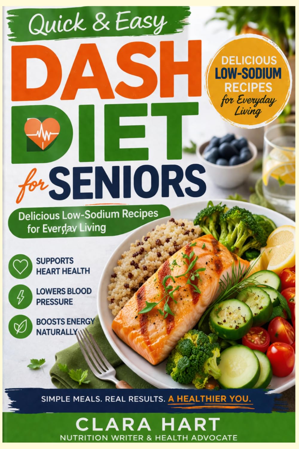 Quick & Easy DASH Diet for Seniors:: Delicious Low-Sodium Recipes for Everyday Living
