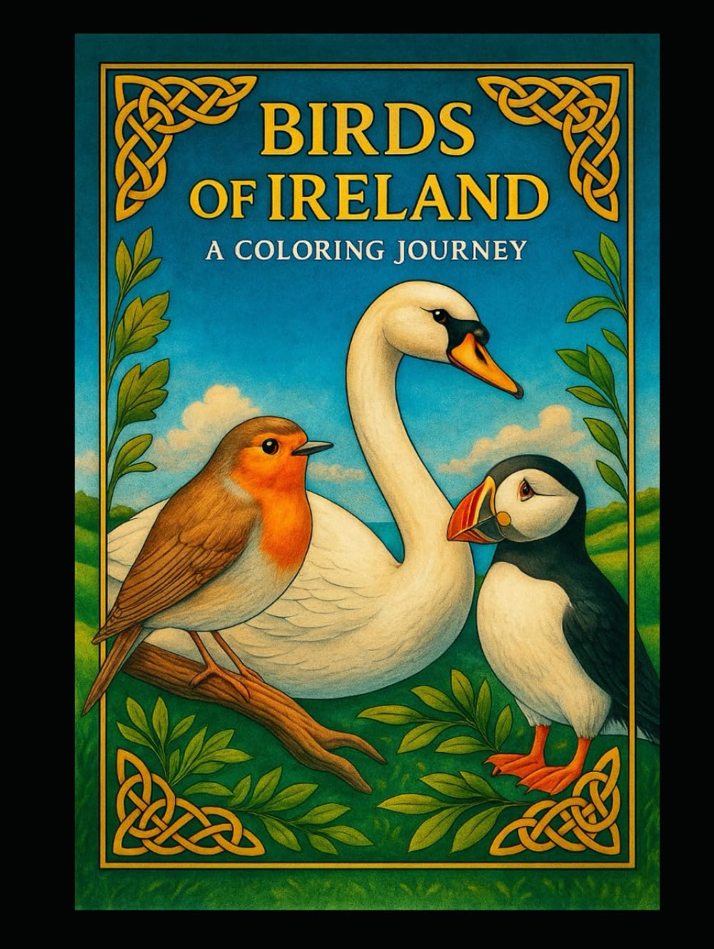 Birds of Ireland: A Coloring Journy
