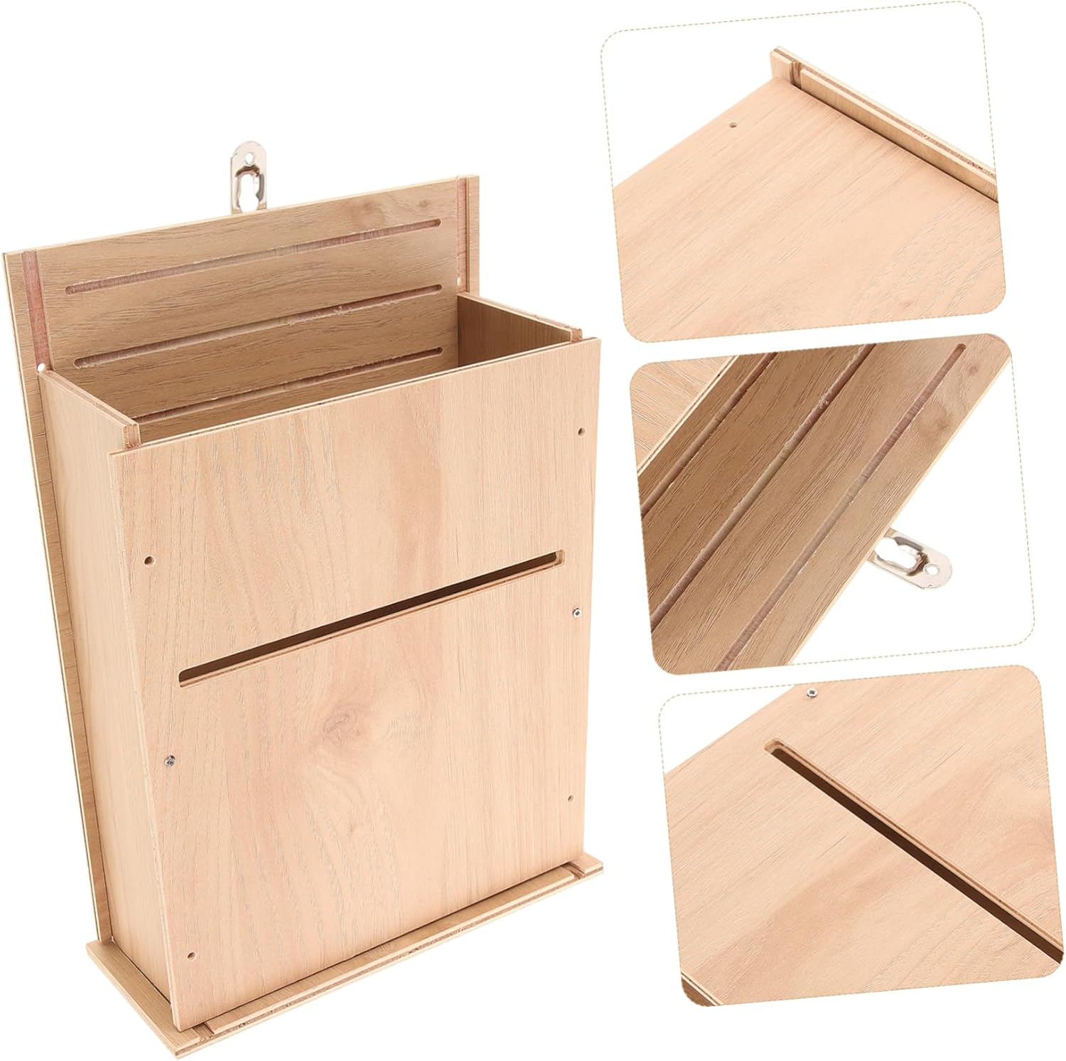 LIOOBO Outdoor Wooden Bat Shelter Bat House for Durable Pet House for Backyard Weather Resistant Nesting Box Elegant Garden Decor