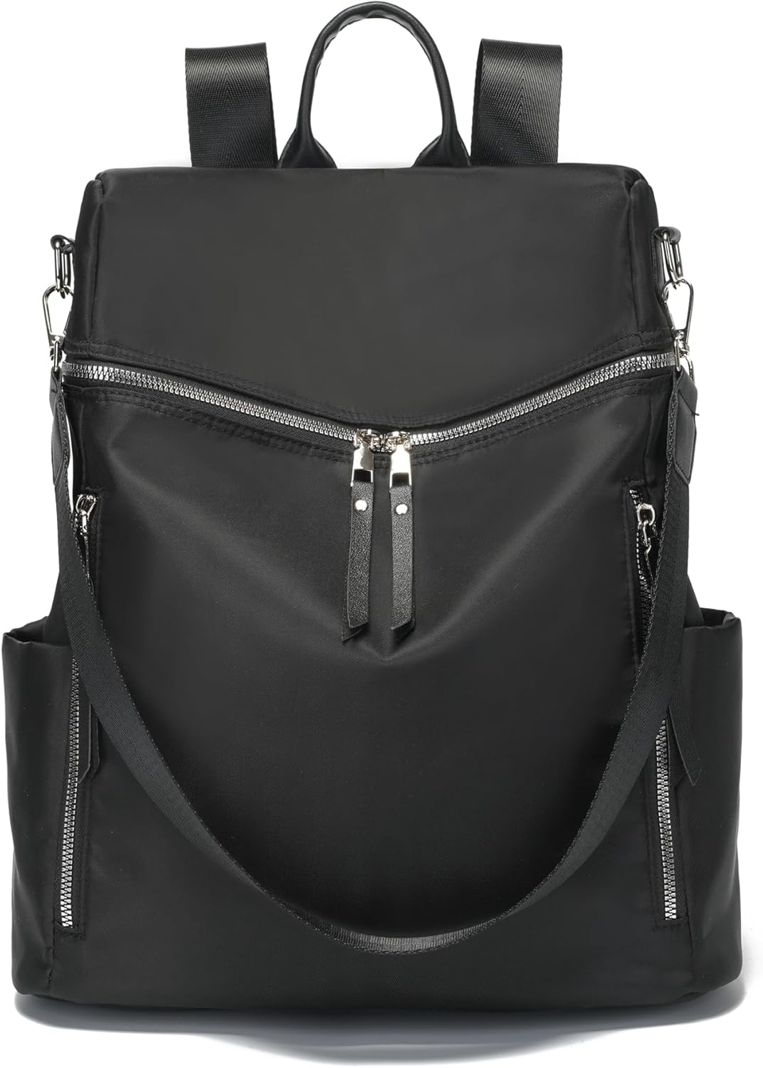 zhongningyifeng Women Backpack Purse Waterproof Rucksack Lightweight Fashion Casual Travel Ladies Shoulder Bag Daypack (black, Large)