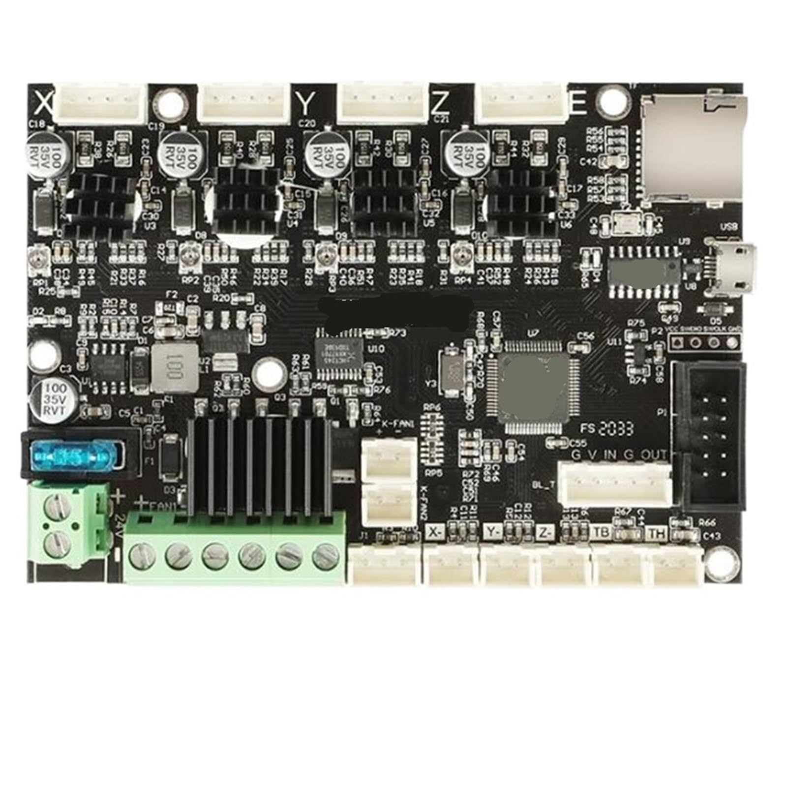 Kompatibel mit Ender-3/Ender-3 Pro/Ender-3 V2 V4.2.7 Silent 32-bit Mainboard(For ender3)