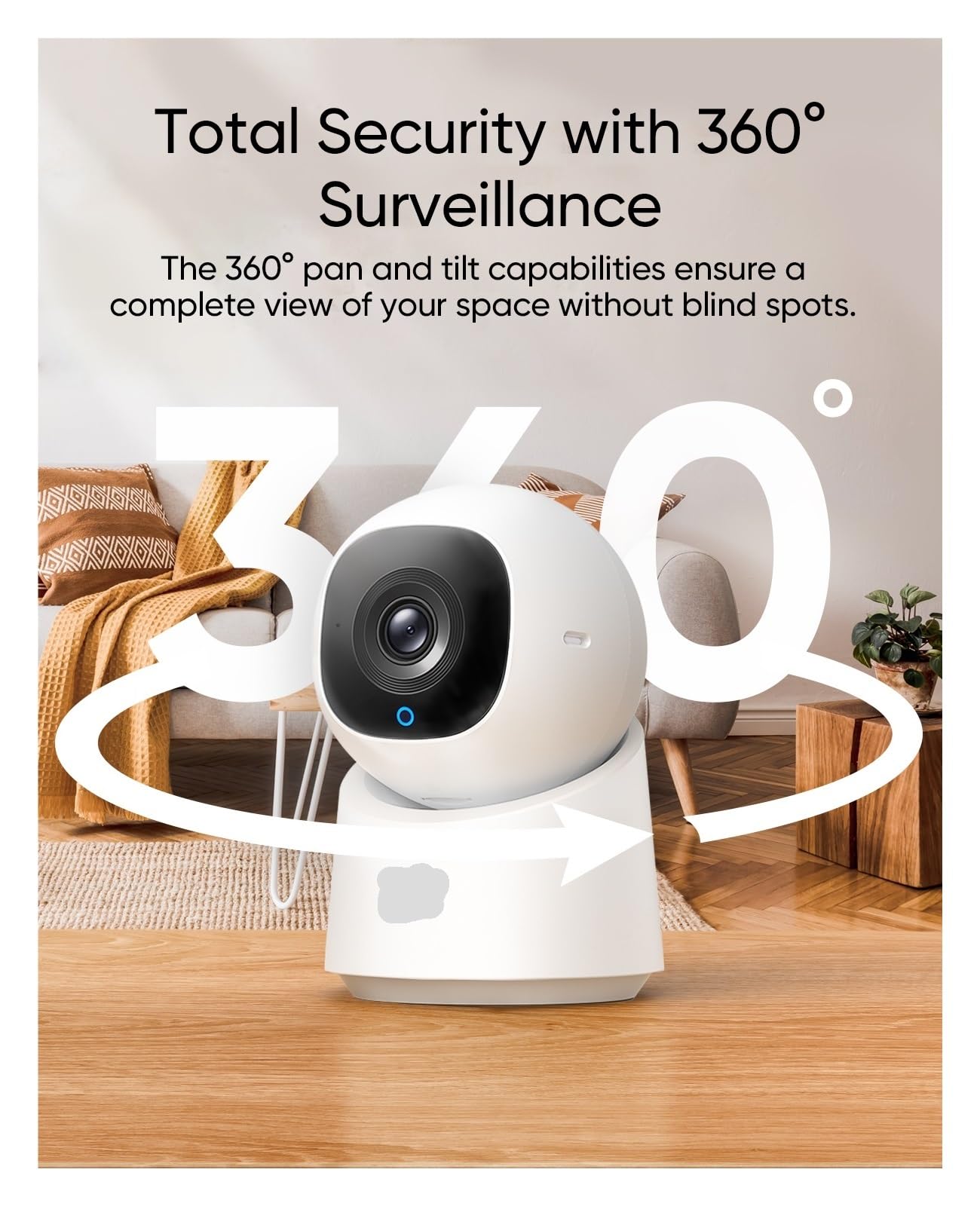Caméra WiFi intérieure PTZ 1080P 360°