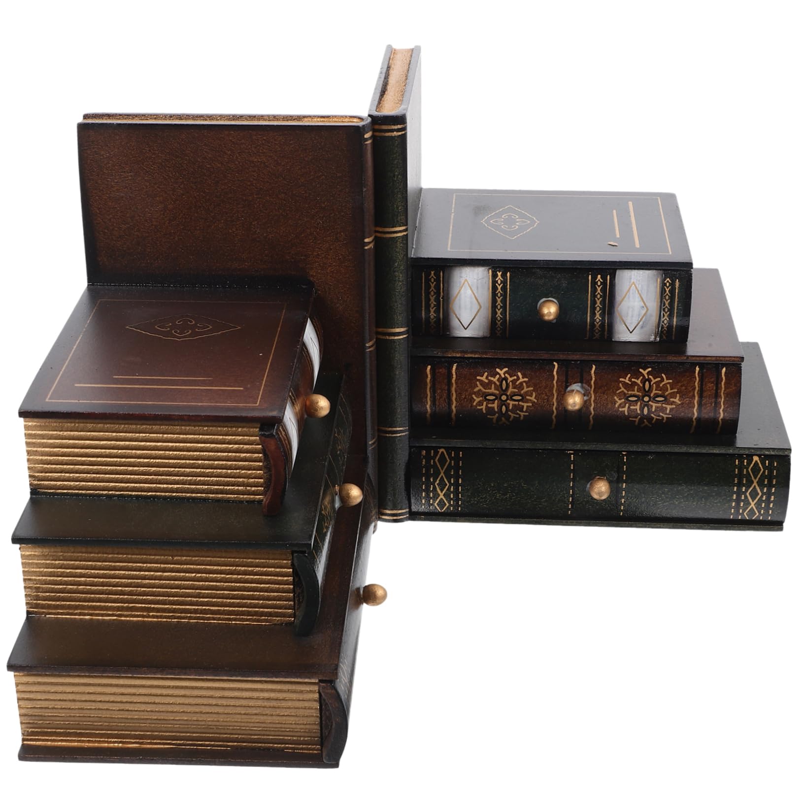 Boîte bois pour étui de rangement bois pour étagères et tiroirs