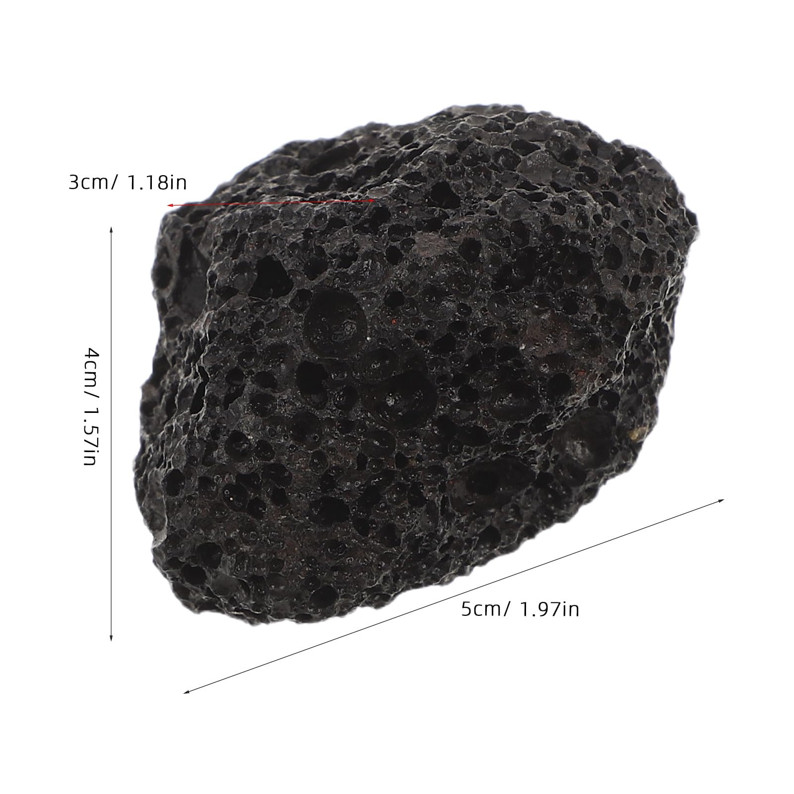 1 Bolsa de Roca volcánica para Acuario - Rocas para paisajismo de peceras - Piedras de Piedra pómez volcánica Natural para Que los Peces, camarones y bettas se escondan, Aproximadamente 1