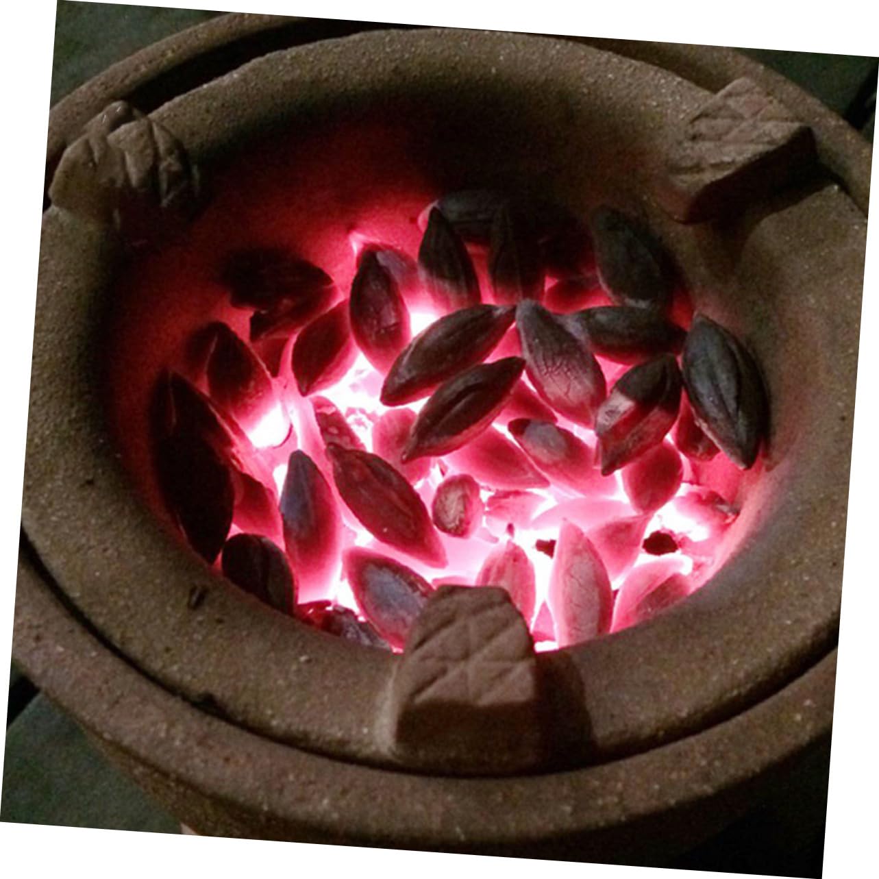 Carbone da Griglia 500g, Sacchetto Nero in Legno D'olivo | 1 Sacchetto, per Campeggio e Grigliate All'aperto, Uso Semplice e Versatile